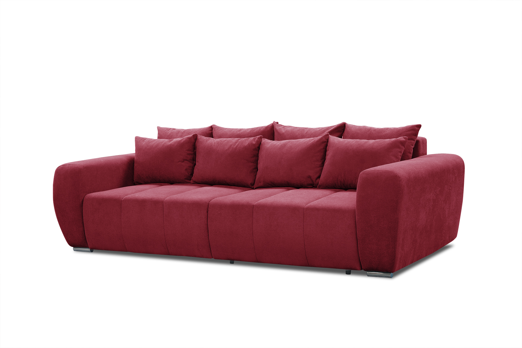 sofa kesto w kolorze czerwonym