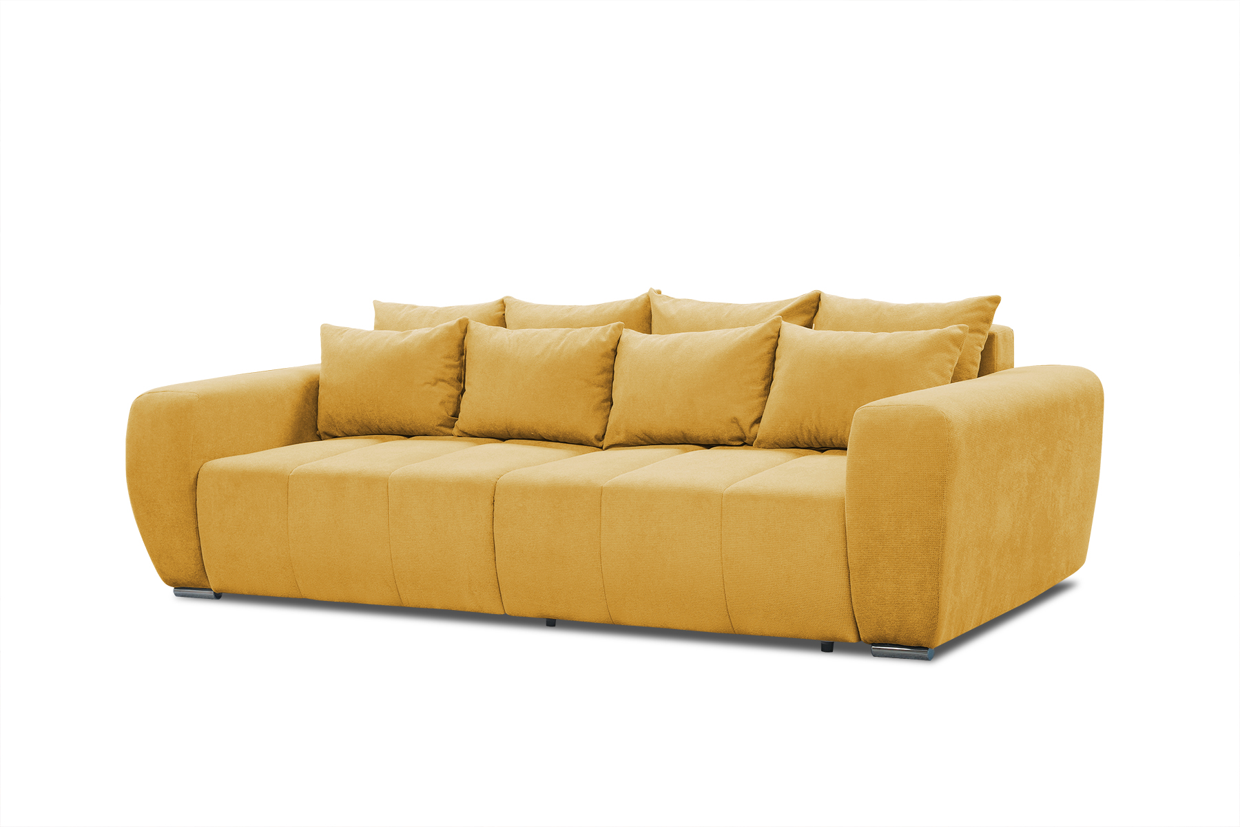sofa kesto w kolorze żółtym