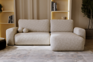 Narożnik FLOW L - funkcja spania + pojemnik na pościel