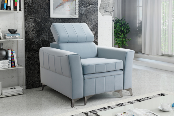 Fotel CHLOE - regulowany zagłówek