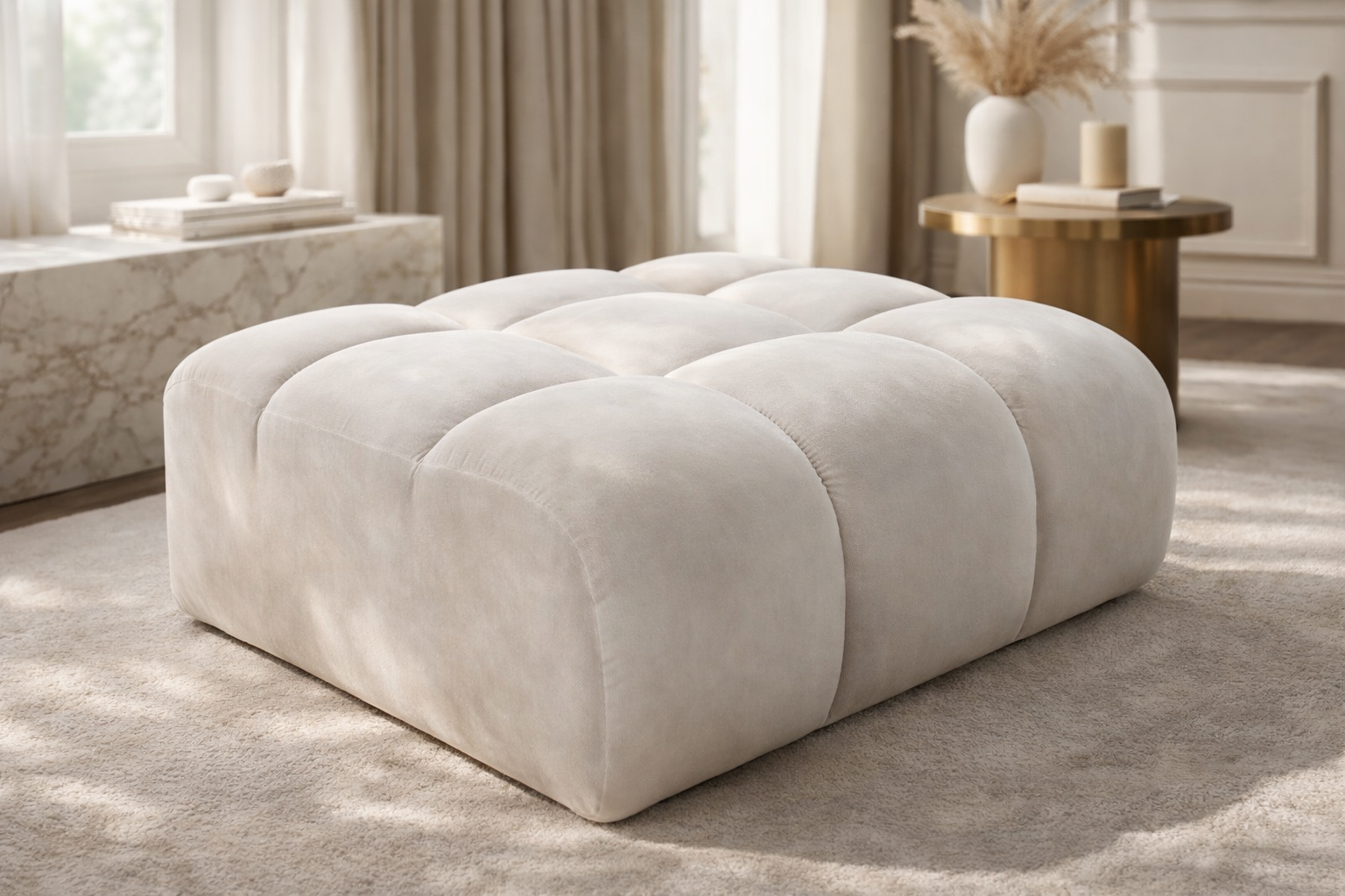 Pufa do sofy modułowej ARIA