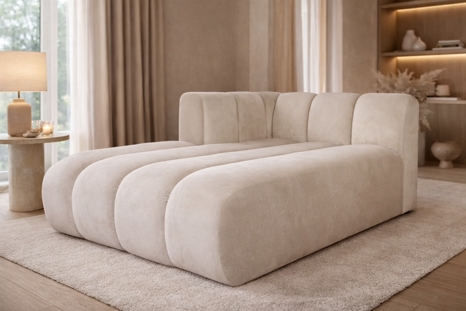 Szezlong lewy do sofy modułowej LORETTO