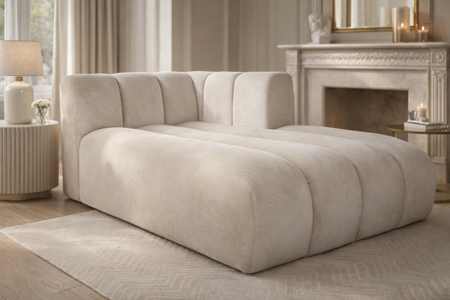 Szezlong prawy do sofy modułowej LORETTO