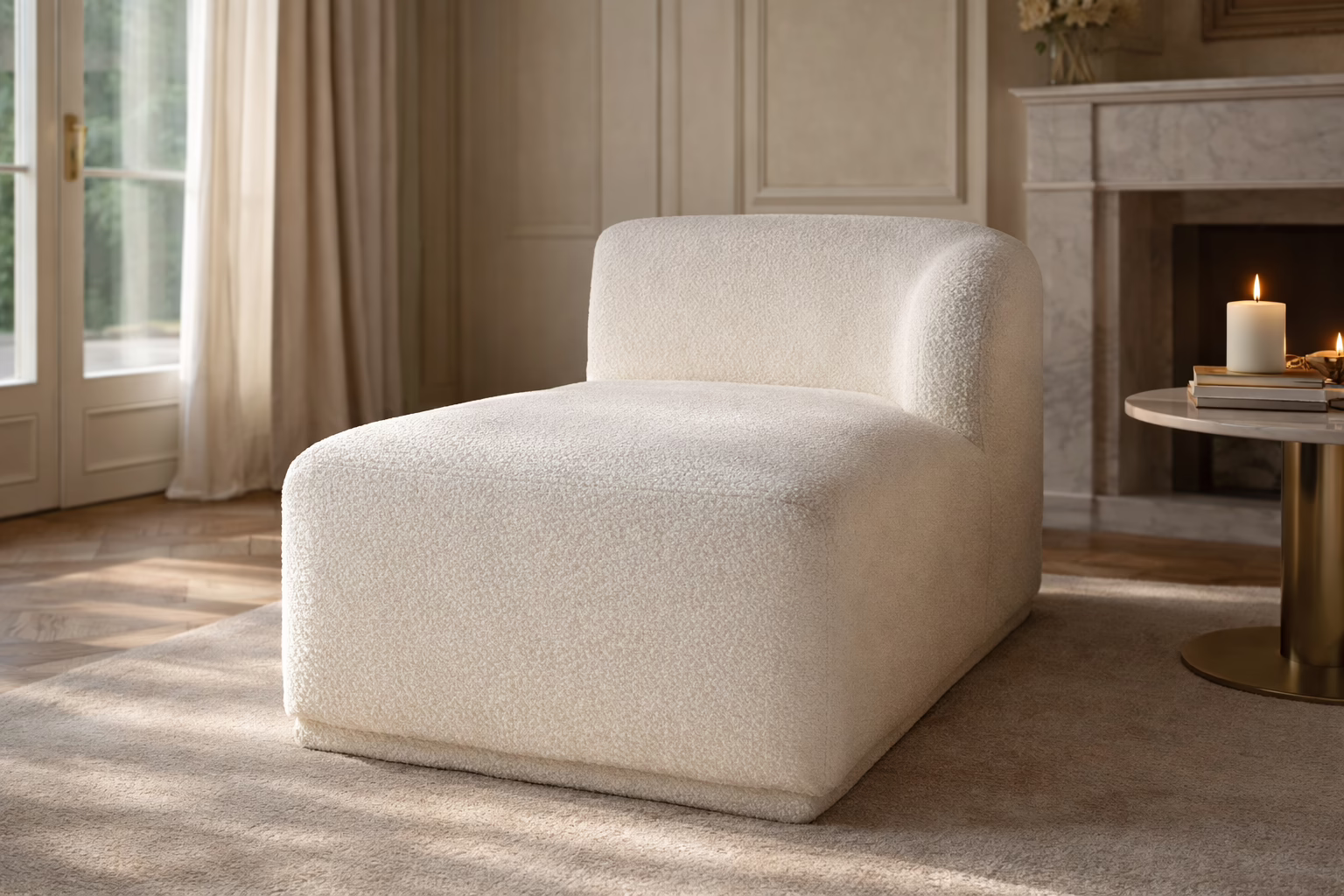 Szezlong prawy do sofy modułowej MIA