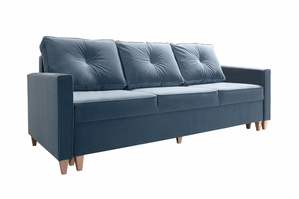 Sofa skandynawska BORNEO – funkcja spania + pojemnik na pościel