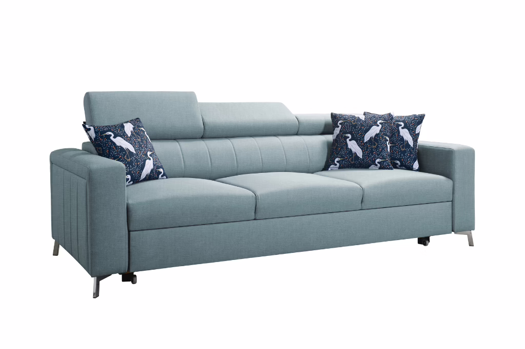 Sofa COMO – regulowane zagłówki + funkcja spania + GRATIS PODUSZKI