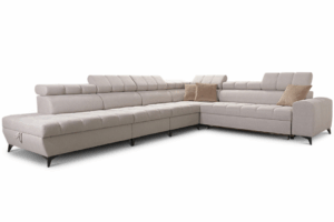 Narożnik DIANA XII - strona LEWA - tkanina MONOLITH 85