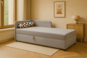 Tapczan FISKO dodatkowe oparcie + GRATIS poduszka