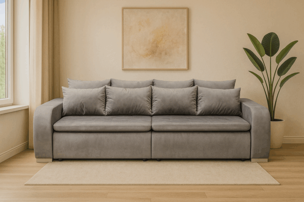 Sofa GLORIA - funkcja spania + 2x pojemnik na pościel