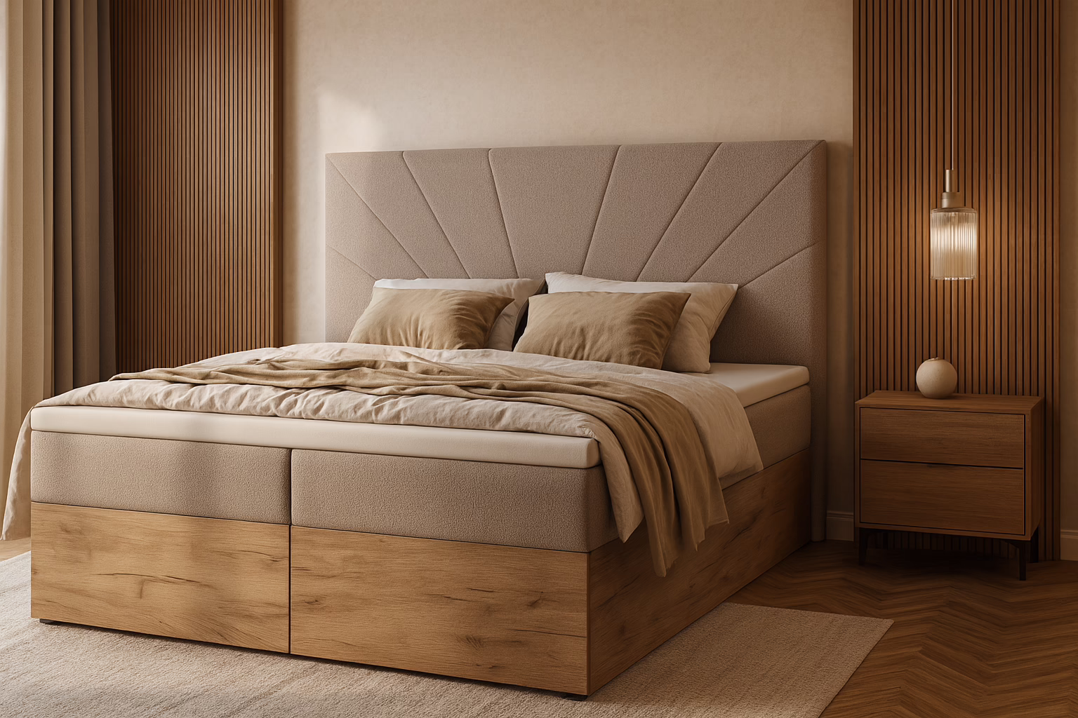 Łóżko kontynentalne FLORENCE