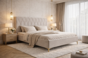 Łóżko tapicerowane HILTON