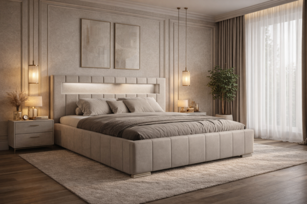 Łóżko tapicerowane HONEY