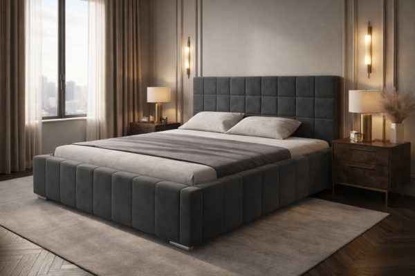 Łóżko tapicerowane LILY