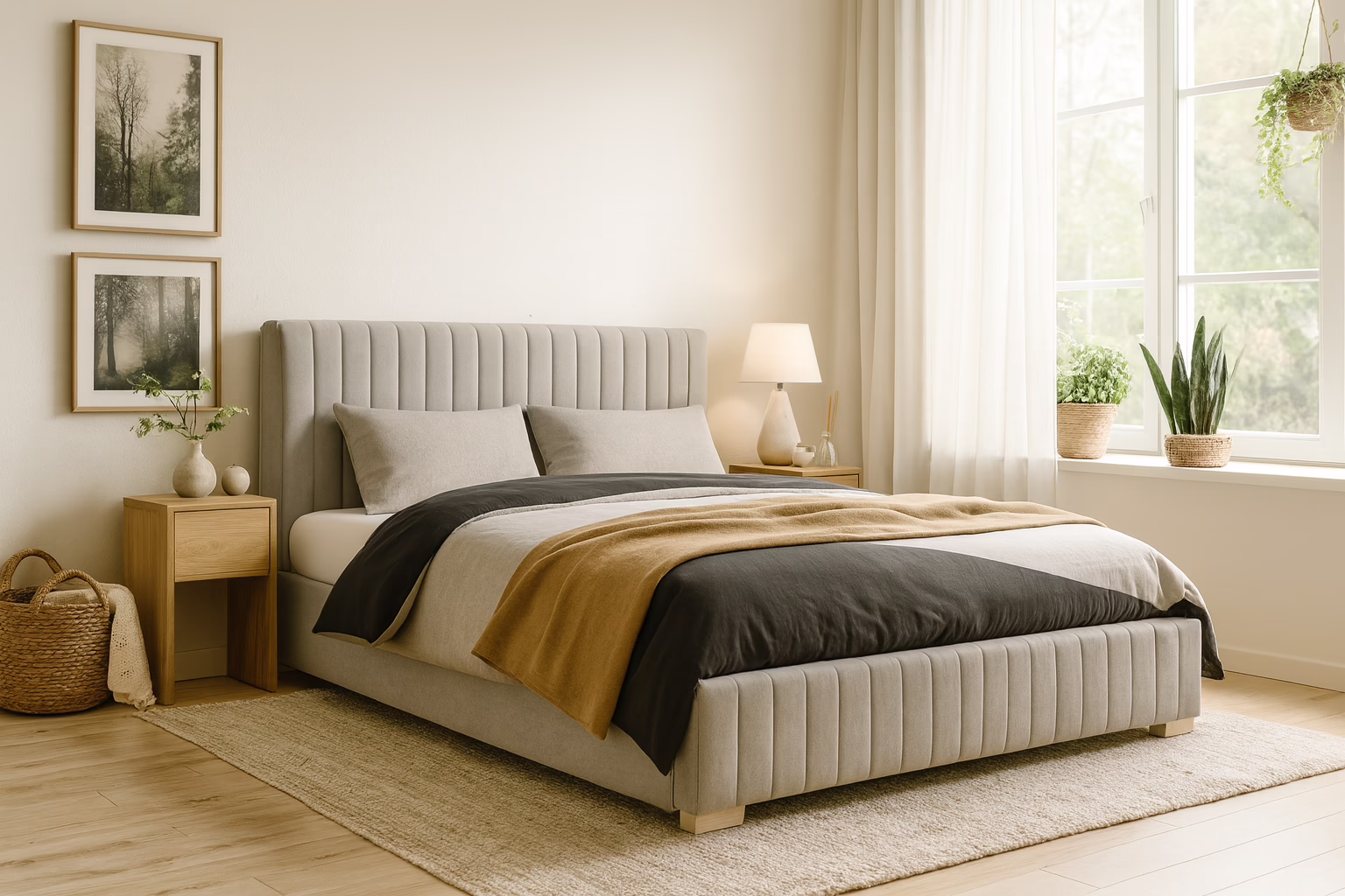 Łóżko tapicerowane MADRYT