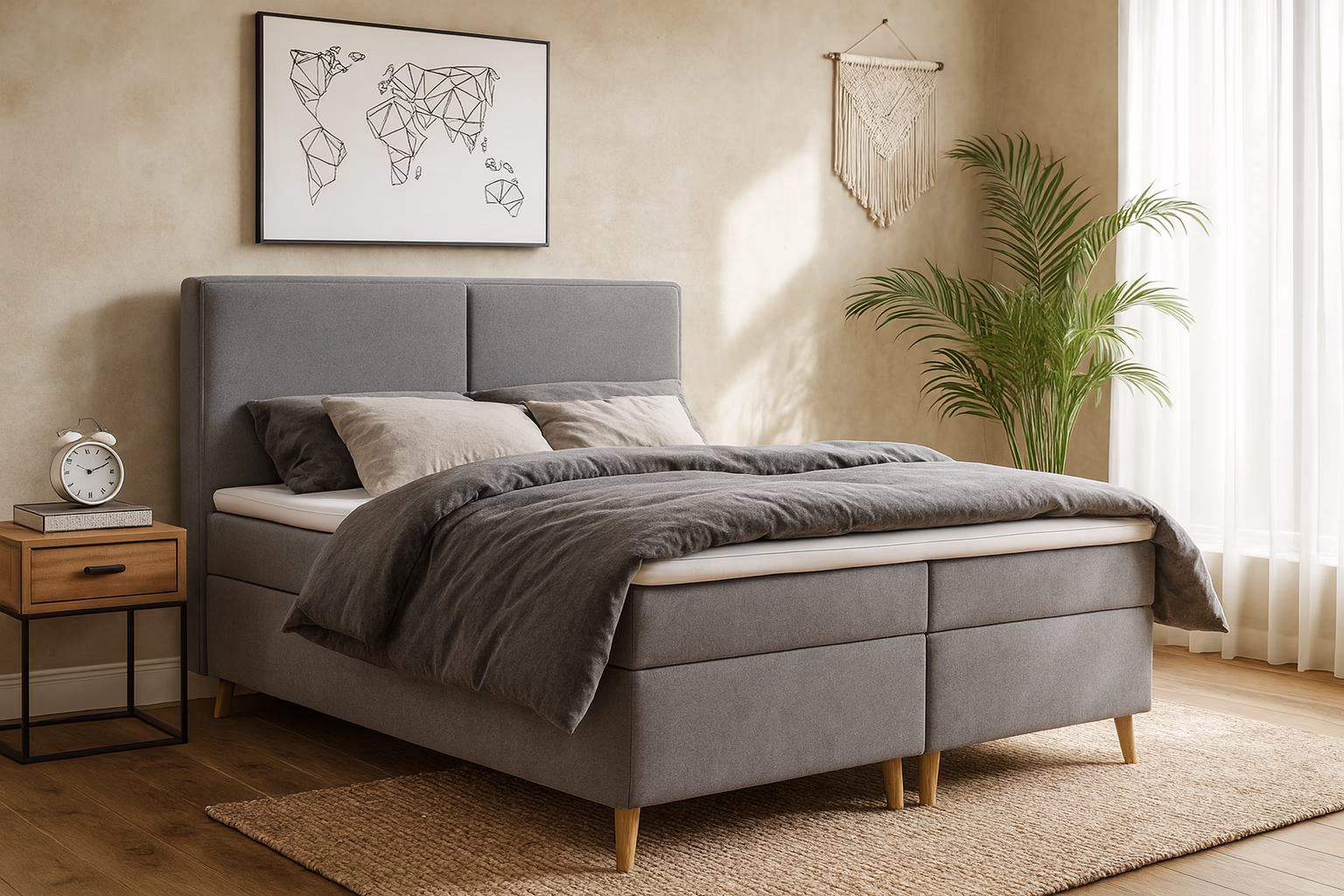 Łóżko kontynentalne RODOS