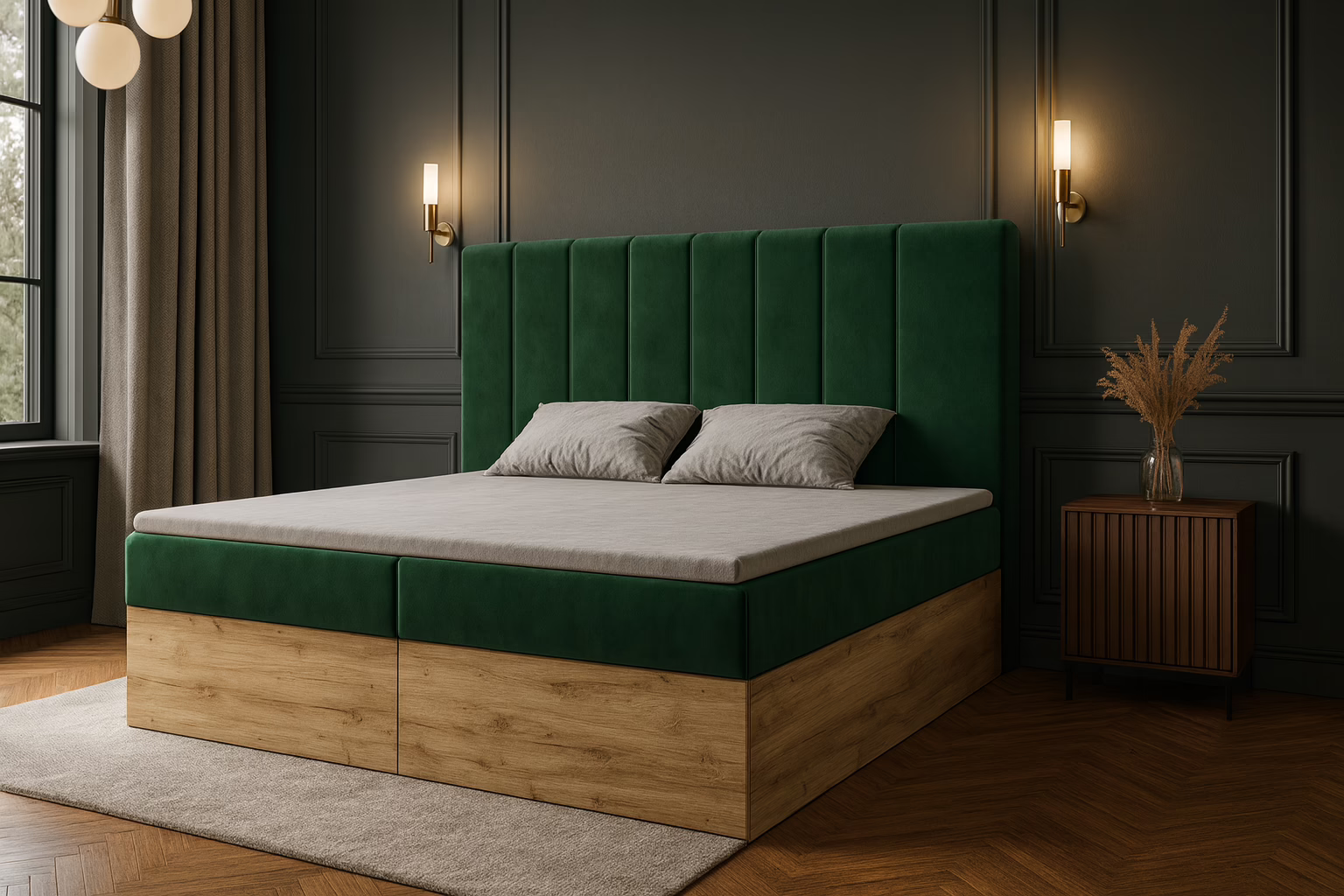 Łóżko kontynentalne SUMATRA