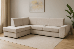 Narożnik MONACO - funkcja spania + pojemnik na pościel