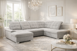 Narożnik GORDON - regulowane zagłówki + funkcja spania