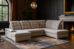 Narożnik GORDON - regulowane zagłówki + funkcja spania