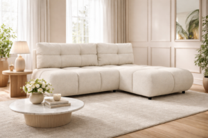 Narożnik KORAL - funkcja spania + pojemnik na pościel