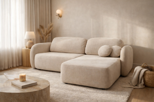 Narożnik LORA - funkcja spania + pojemnik na pościel