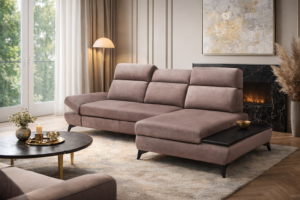 Narożnik LUNO - funkcja spania + pojemnik na pościel