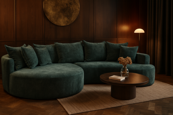 Narożnik SINDI - funkcja spania + pojemnik na pościel