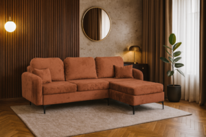 Narożnik VENO L - funkcja spania + pojemnik na pościel