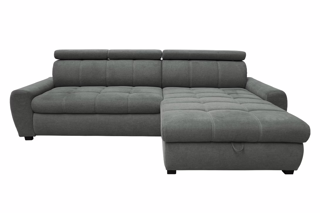 Narożnik NERO funkcja spania + pojemnik na pościel