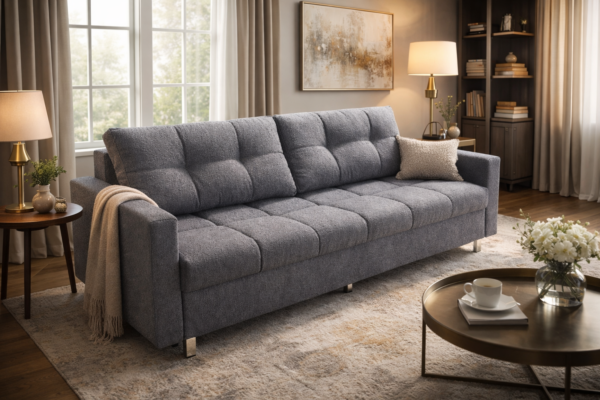 Sofa APOLLO - funkcja spania + pojemnik na pościel