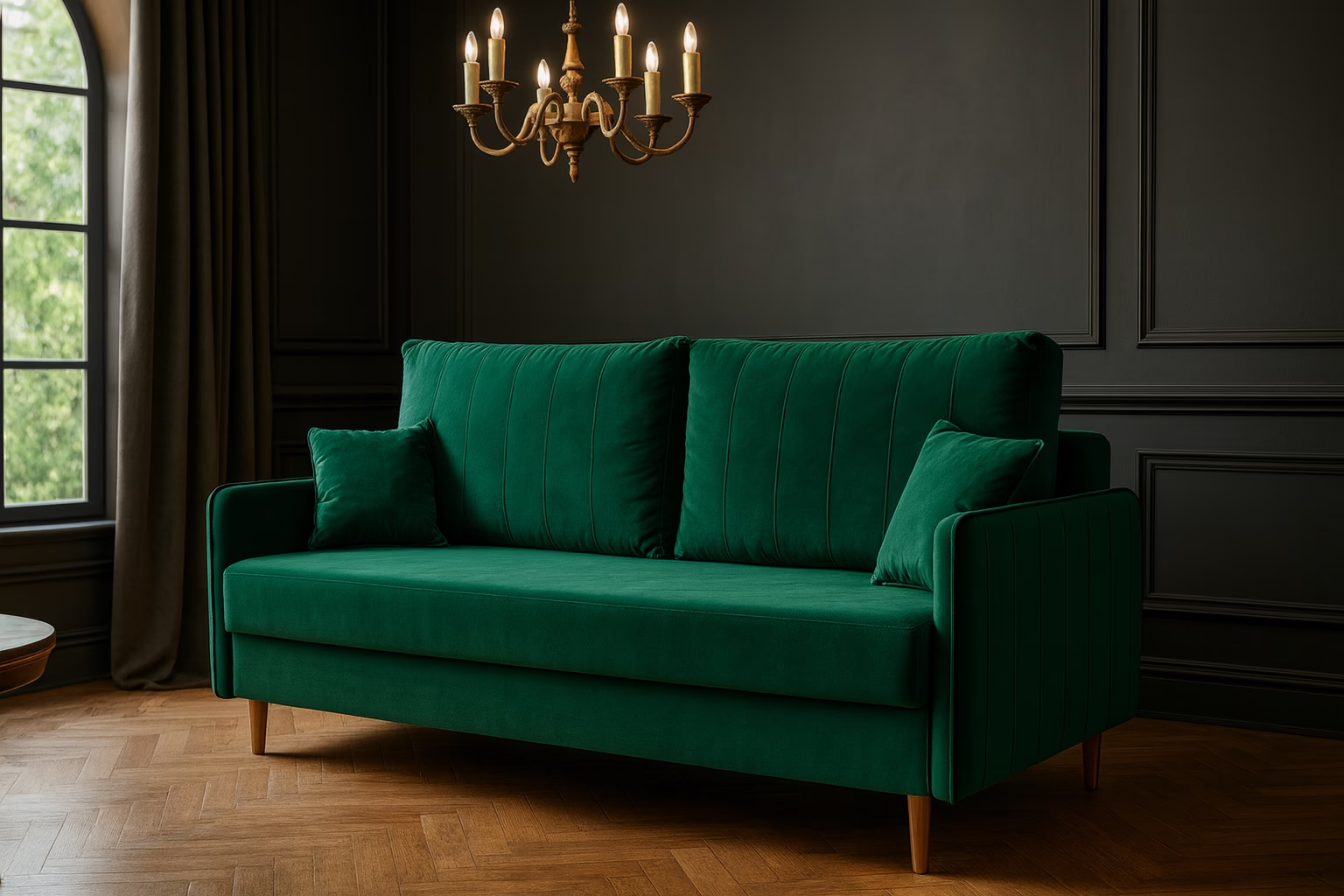 Sofa BLOOM – funkcja spania + pojemnik na pościel