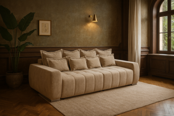 Sofa CLOE - funkcja spania + 2x pojemnik na pościel