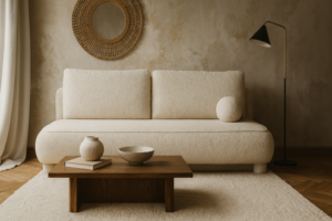 Sofa KAJA - funkcja spania + pojemnik na pościel