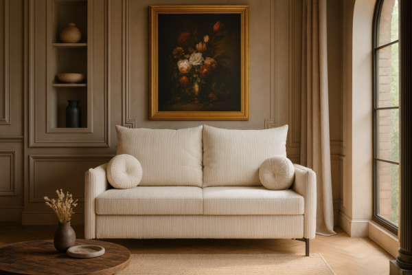 Sofa LEO SMALL - funkcją spania + pojemnik na pościel