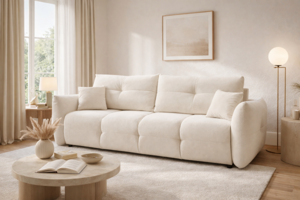 Sofa LUSSO - funkcja spania + pojemnik na pościel