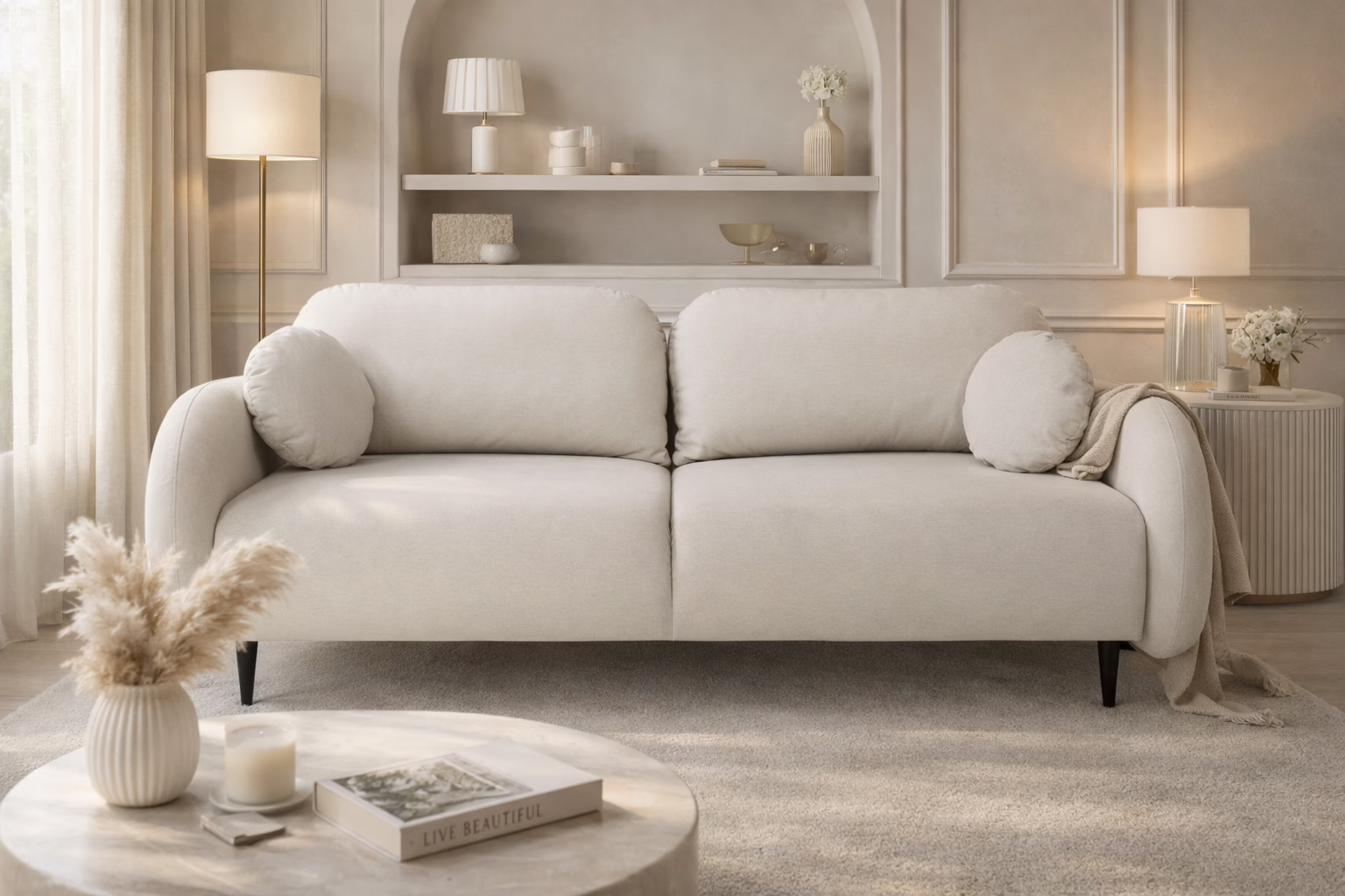 Sofa MALMO – funkcja spania + pojemnik na pościel