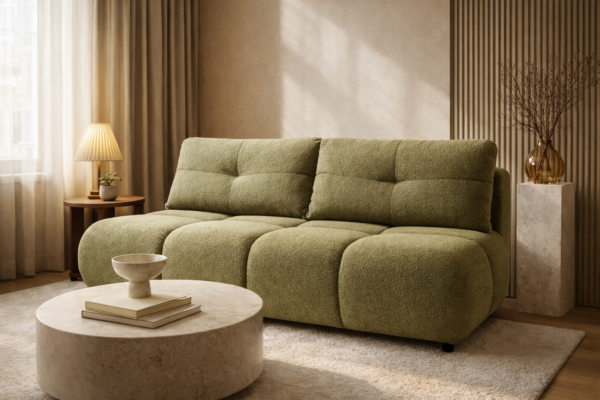 Sofa MILO - funkcja spania + pojemnik na pościel