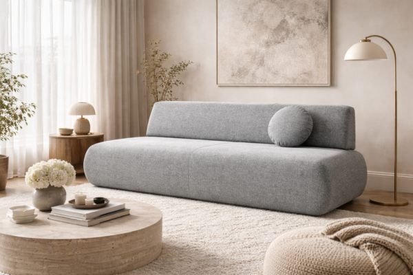 Sofa NAORA - funkcja spania + pojemnik na pościel
