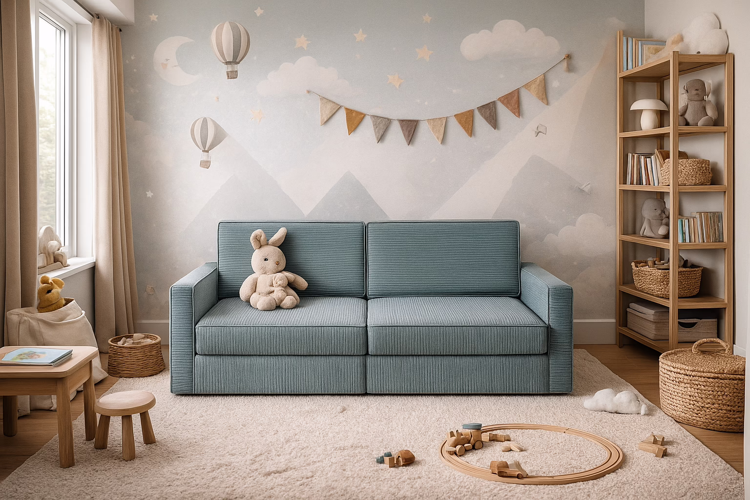 Modułowa SOFA piankowa dla DZIECI