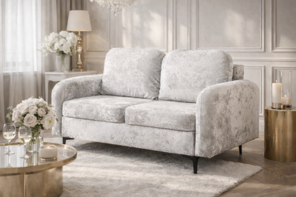 Sofa 2 osobowa z funkcją spania i pojemnikiem 157 cm VENO SMALL
