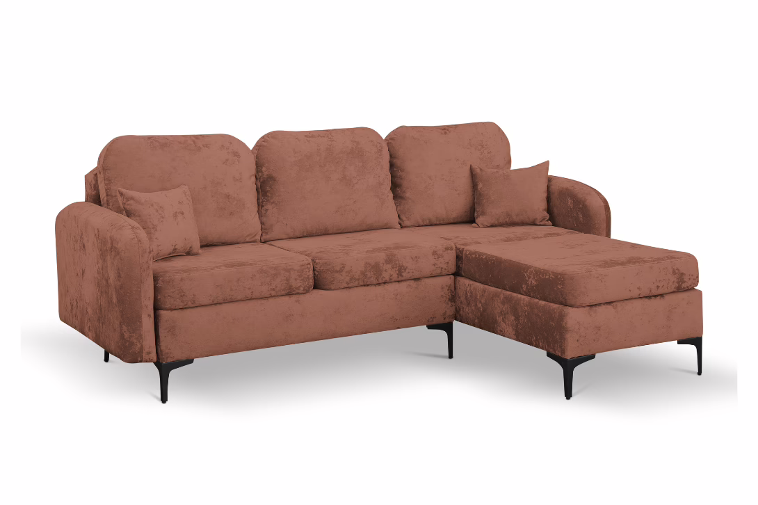 Narożnik VENICE L – funkcja spania + pojemnik na pościel